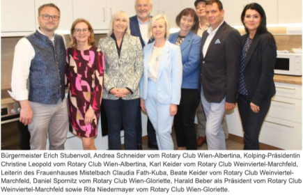 District Grant Projekt 2024/25 – Frauenhaus Mistelbach Projektabschluss